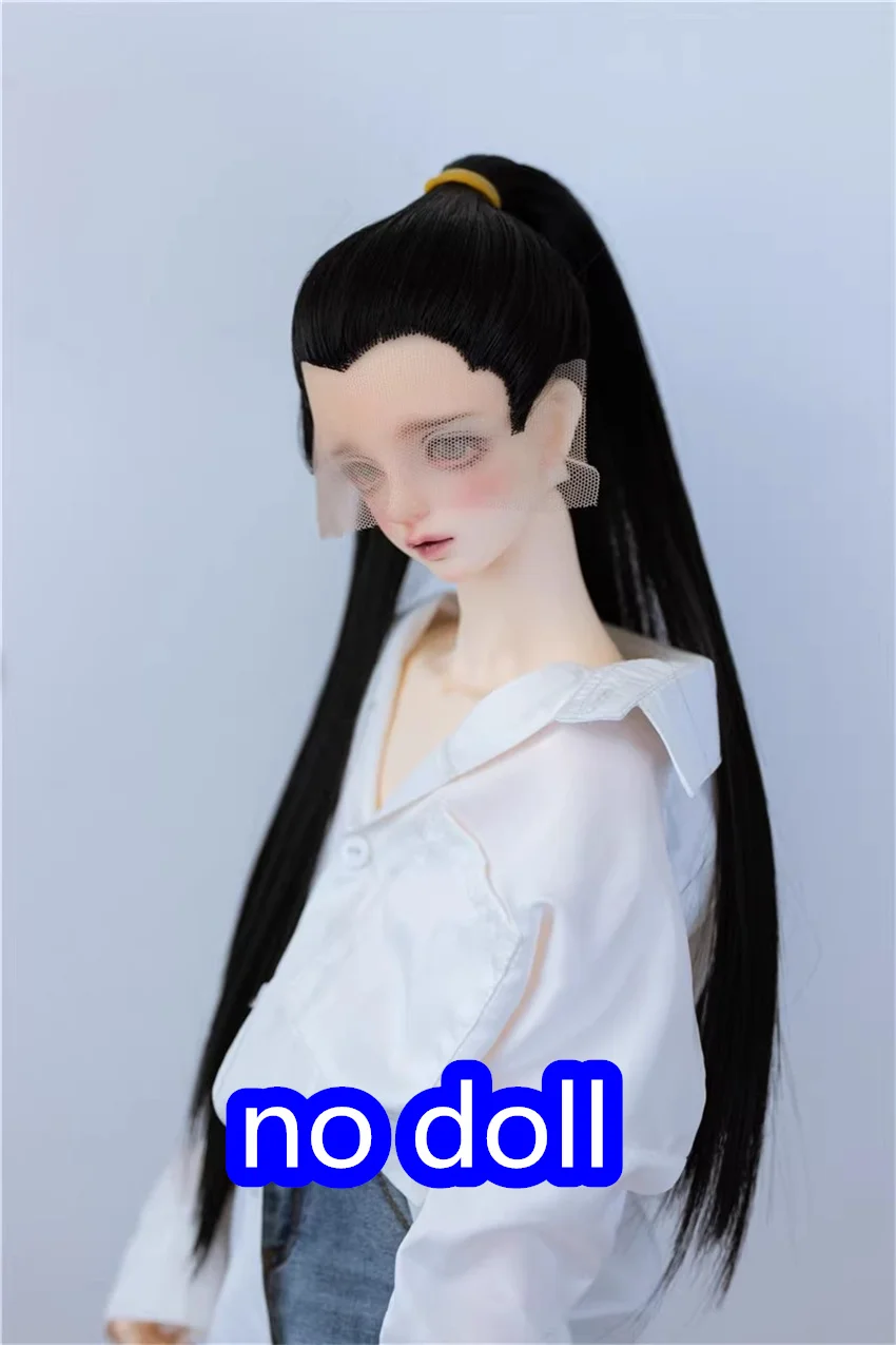 

Шарнирный парик 1/3, кукла с крючком в стиле дяди из высокотемпературного шелка с длинными волосами, аксессуары для шарнирных кукол (без куклы)