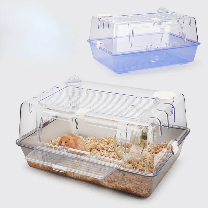 Pet Cage Hamster Djungarian Honey Kangaroo Base Heightening Oversized Acrylic Transparent Ornamental Supplies