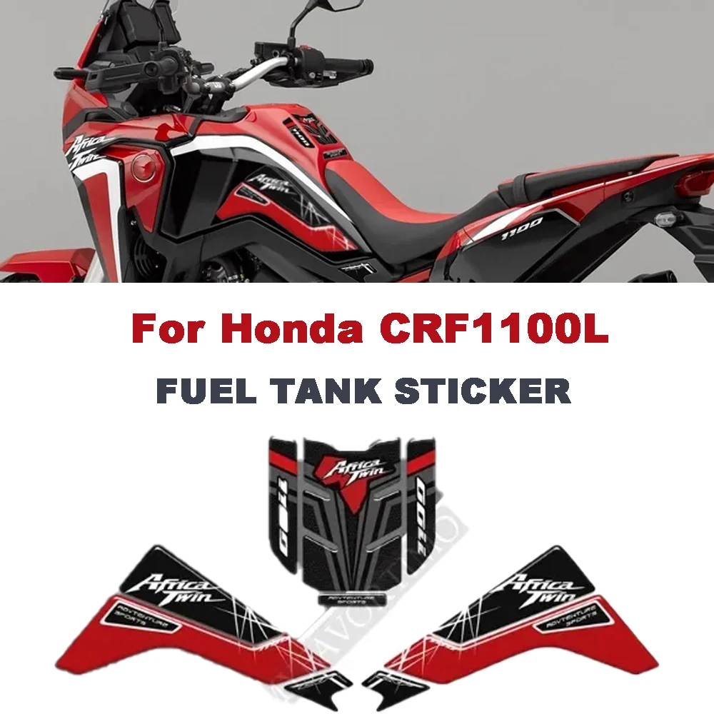 

Motorcycle Stickers Africa TwinAdventure Sport For Honda CRF1100L CRF1100L Accessories Fuel Tank Pad Stickers Decal Kit CRF 110