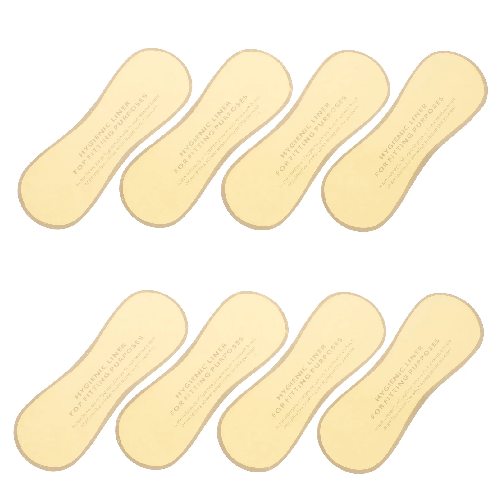 50 Pcs Hygienic Swimsuit Waterproof Stickers Underpants Protective For Lingerie Label Liners Pvc Self-adhesive Barrier