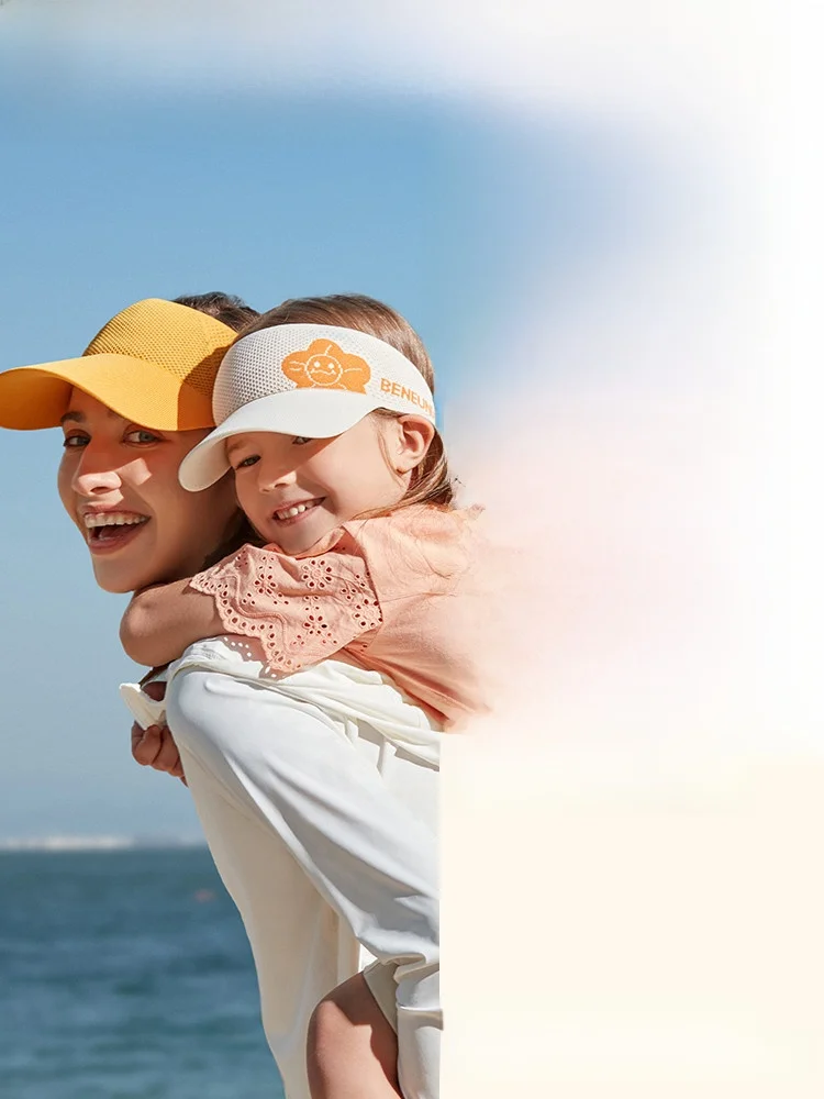 bananain-sun-hat-uv-protection-empty-top-sports-tennis-outdoor-summer-anti-uv-hat-for-children-and-parents-casual-style-trave