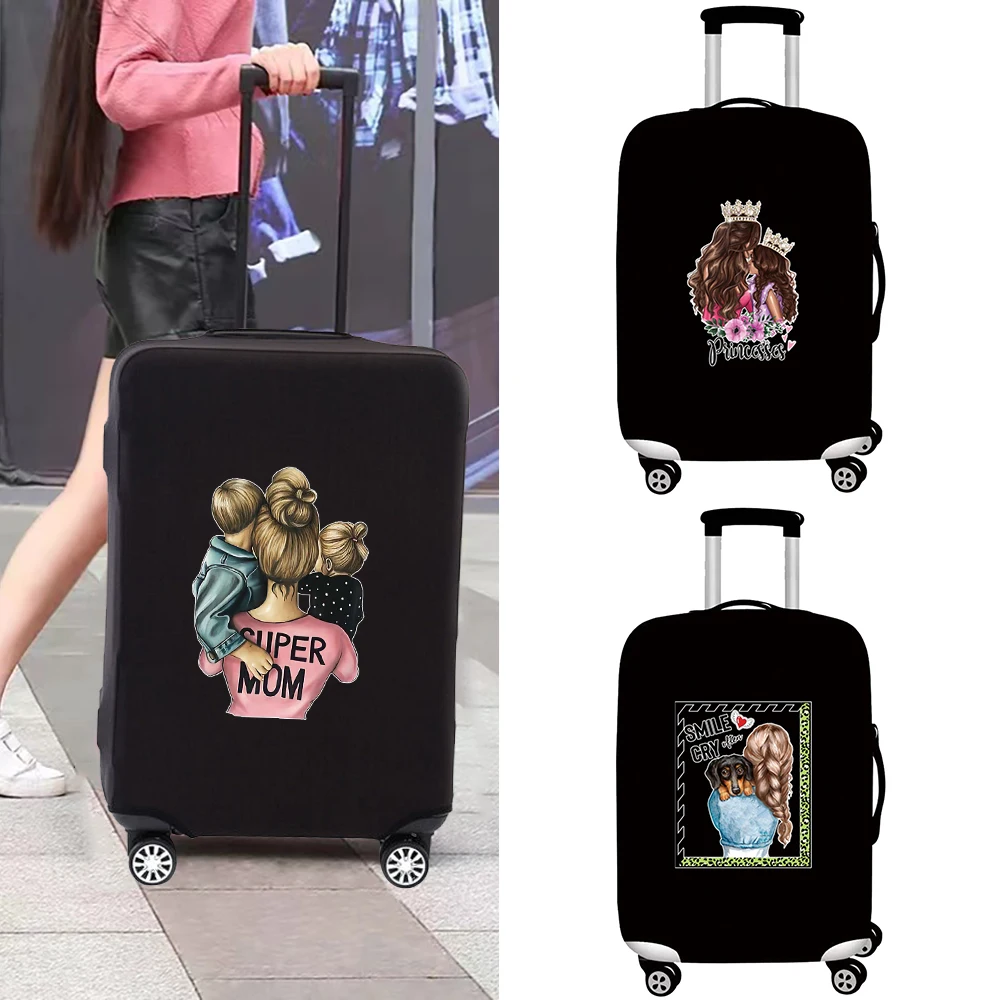 

Чехлы для багажа Чехол на тележке для путешествий на открытом воздухе Праздничные предметы Mom Series Портативный защитный чехол для багажа 18–32 дюйма унисекс