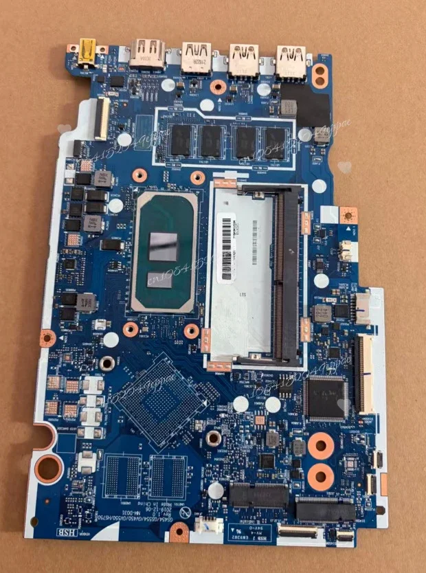 

5B20S44268 For Ideapad 3-15IIL05 Laptop Motherboard With I3-1005G1 I5-1035G1 CPU 4GB RAM NM-D031 Tested