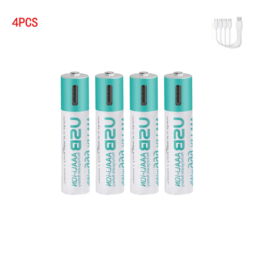 kuugro USB 1,5 V AAA oplaadbare lithium-ionbatterijen 666 mWh 1,5 V aaa Li-ionbatterij