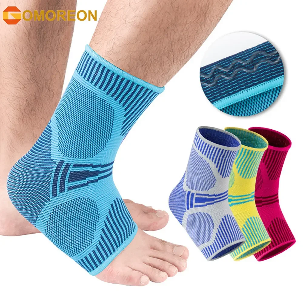 1Pcs Ankle Brace Infused Compression Sleeve Support for Plantar Fasciitis, Sprained Pain Relief, Achilles Tendon