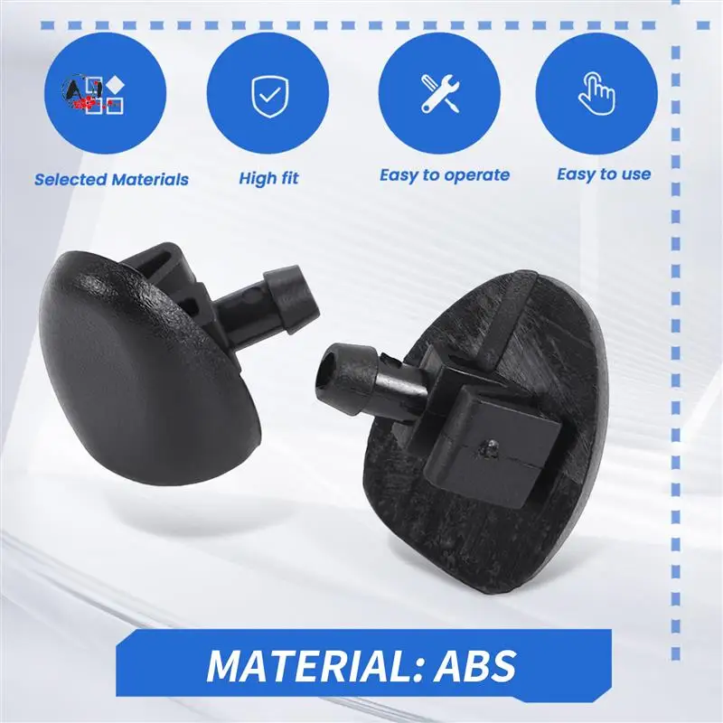 

A10E-Front Windshield Wiper Nozzle For 206 407 6438Z1 6438CA 643871 Glass Spray Accessories