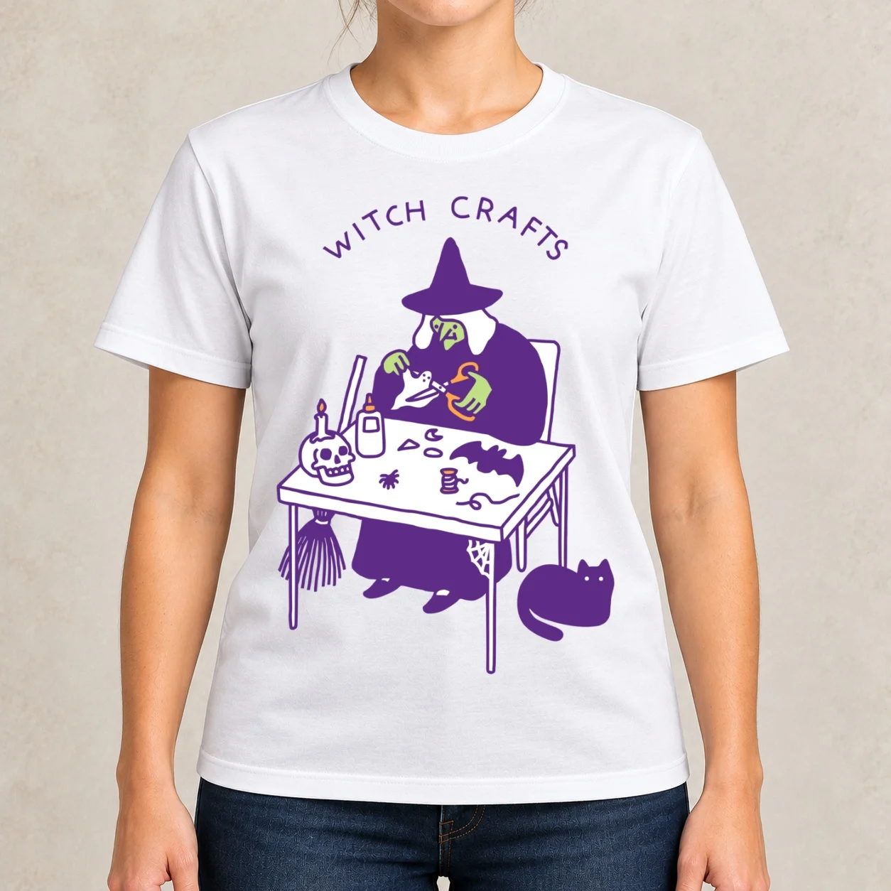 Witch Crafts Women T-Shirt anime clothes shirts graphic tees vintage t-shirt dress for Women graphic