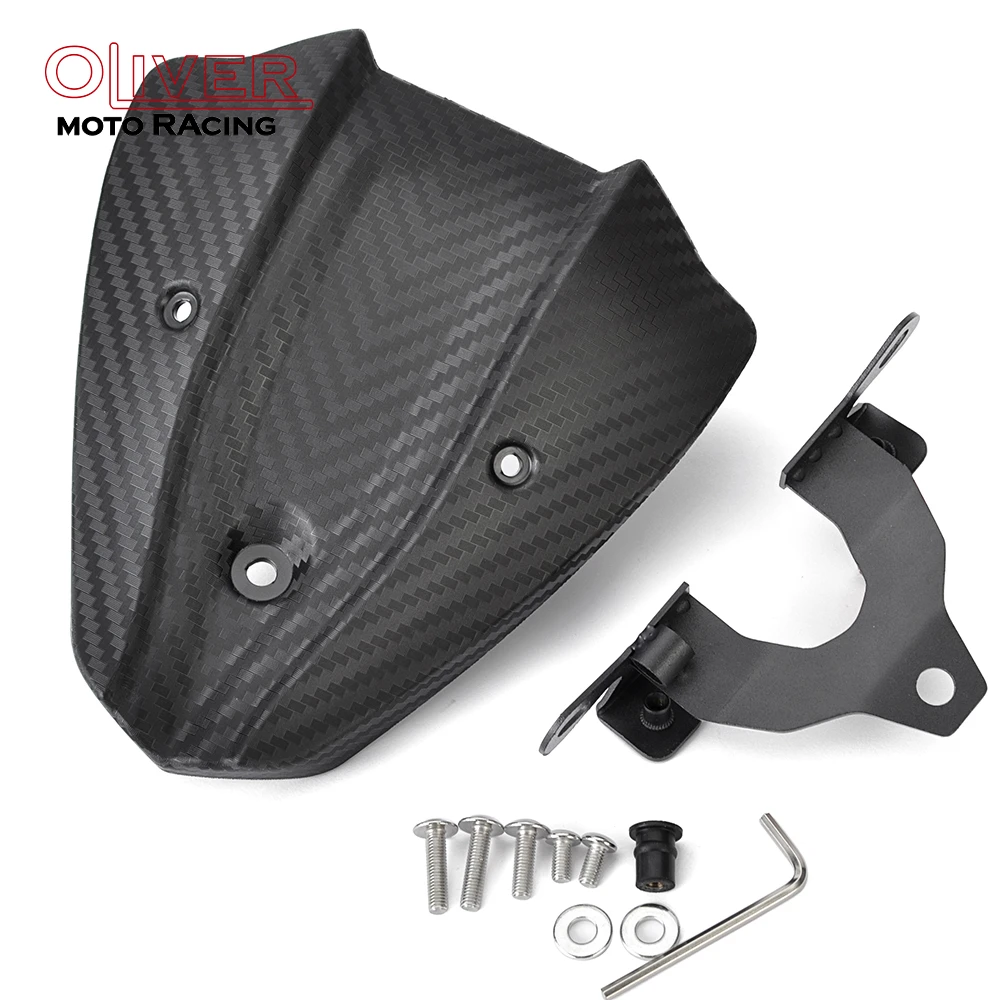 For KTM Duke 390 DUKE390 Windshield Windscreen Wind Deflector Motorcycle 2023 2022 2021 2020 2019 2018 2017