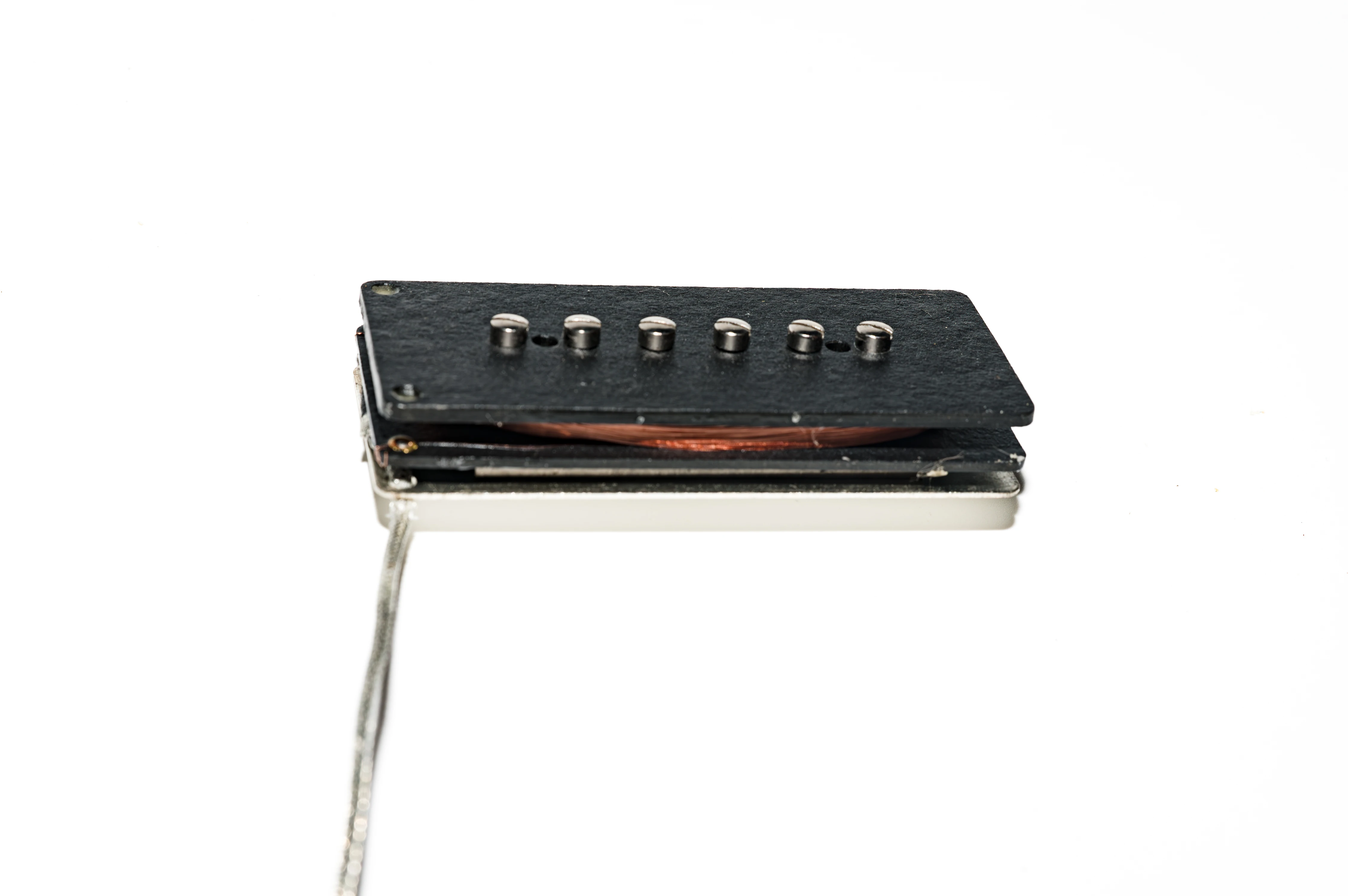 Alnico 5 Single Coil Jazz-master Pickups, Vintage Electric Guitar Pickup, Black Grey Base, Pure Hot 90\'s Neck Bridge Pickups