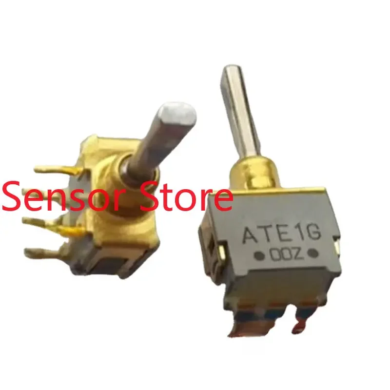 10PCS ATE1G Button Switch 5-pin 3-speed Dual Reset Rocker Horizontal Toggle
