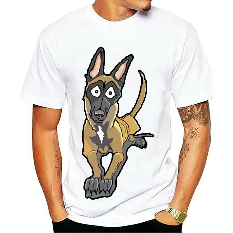 New Fashion The Belgian Malinois T Shirt Kawaii Cartoon Dog Graphic Tee Tops Men Women Short Sleeve Casual Streetwear Camisetas