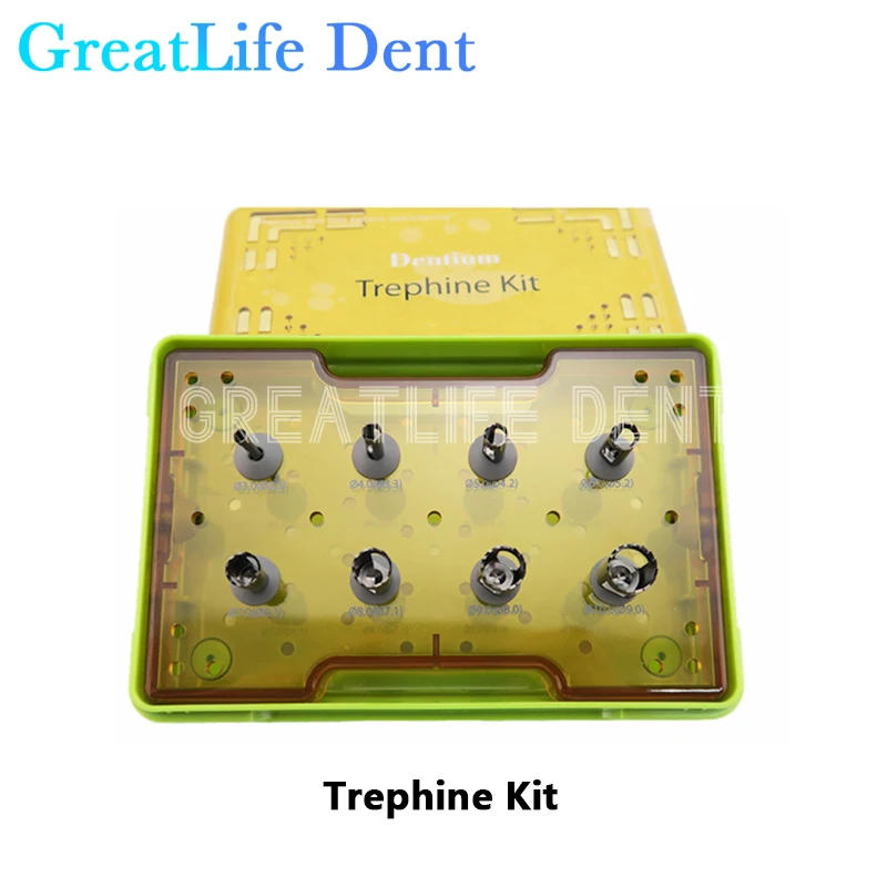 

Dentium Dental Implant Trephine Burs Kit Xit Bone Remover Dentium Kit Trephine Kit Dental