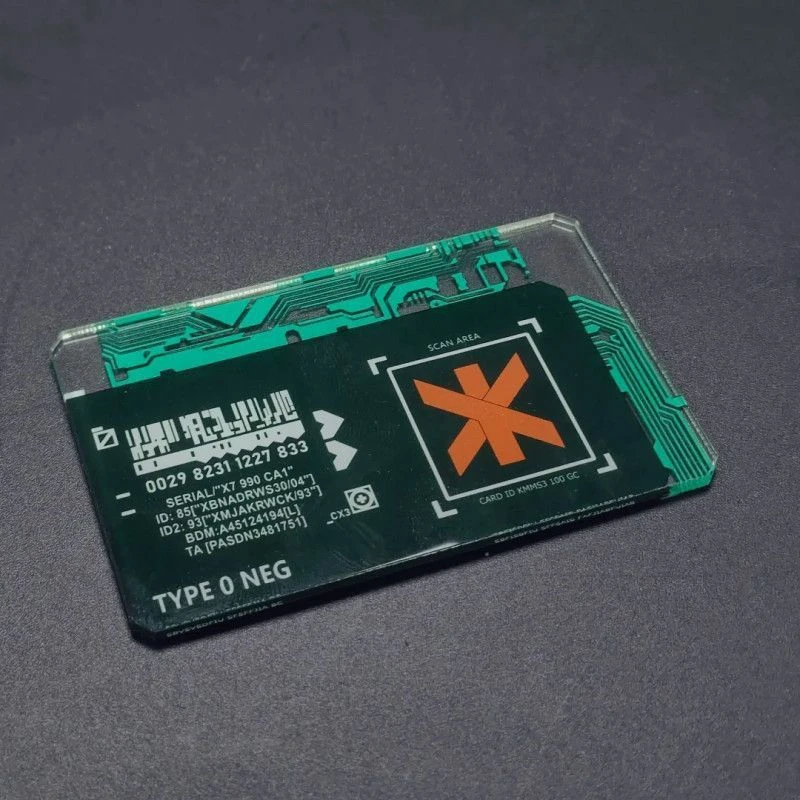 Spiel Trauma Team Cosplay Karte Acryl Sammlung Aufstieg Karte Figur Stehen Stehende Platte Ornament Dekoration Zubehör Requisiten