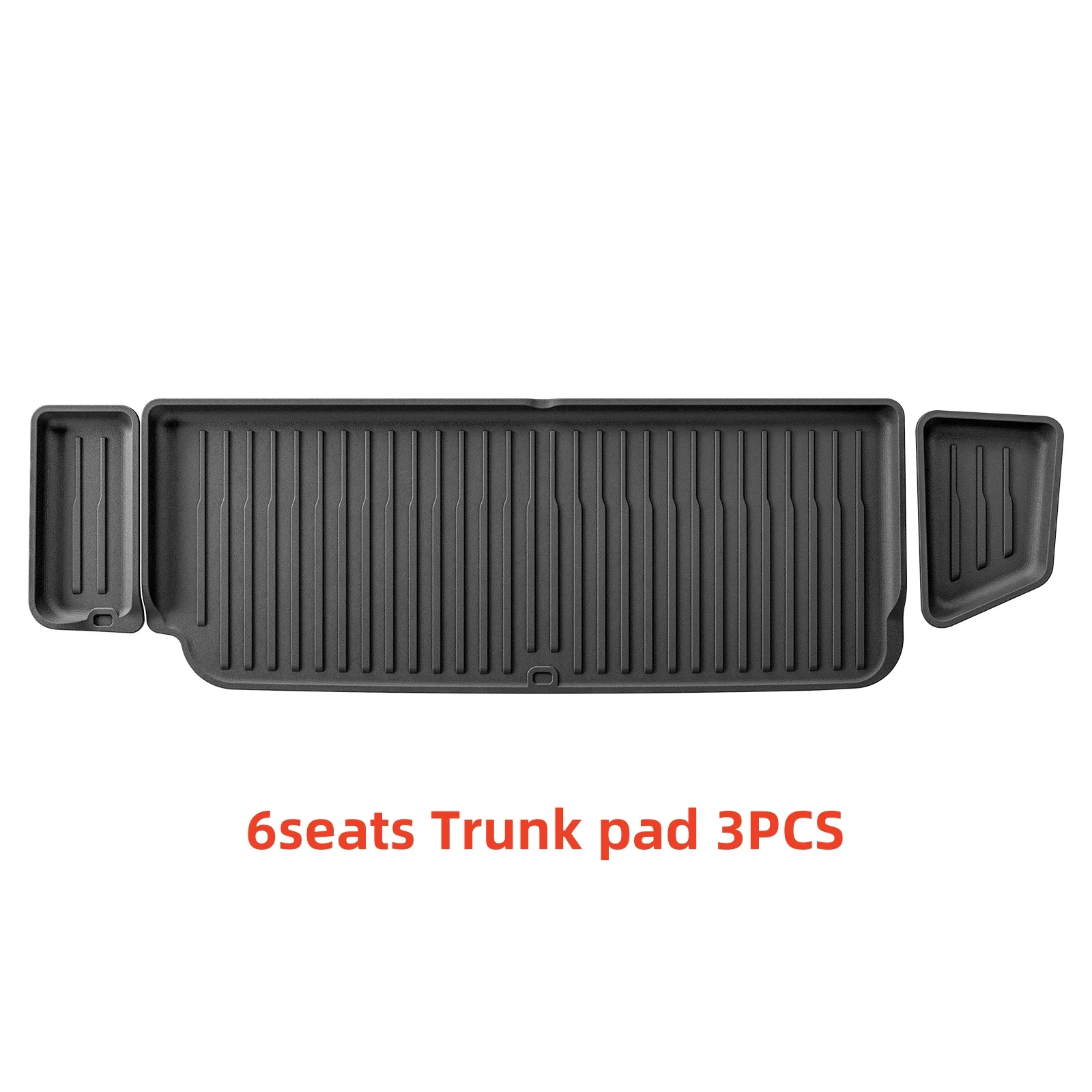 Für Tesla Model X 2024 5/6/7-Sitzer TPE 3D Autofußmatten Kofferraummatte Wasserdichter Schutz Linkslenker – Detail 10