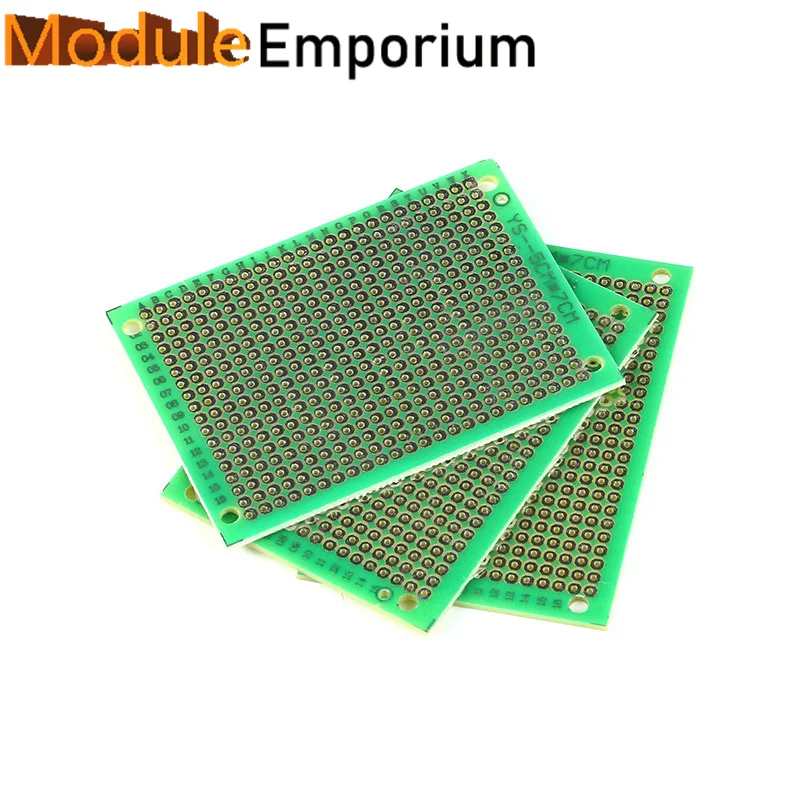 Universal PCB Board Hole Pitch DIY Prototype Paper Printed Circuit Board Panel 5x7cm Single Sided Board