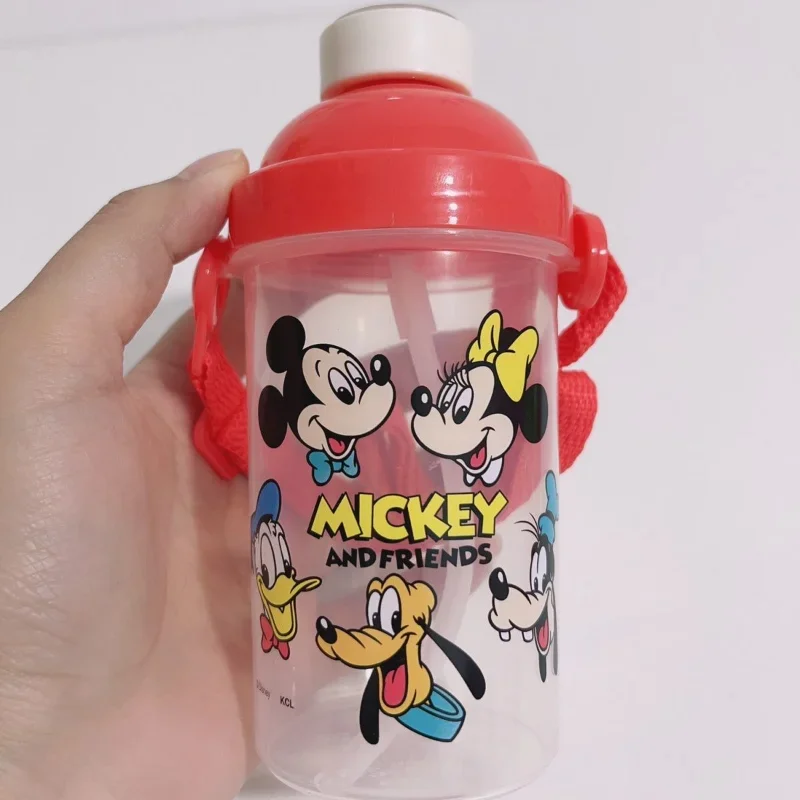 Disney Mickey Children\'s Bento Tableware Cartoon Lunch Box Drink Cup Spoon Fork Snack Containers Salad Cup Kitchen Supplies Gift