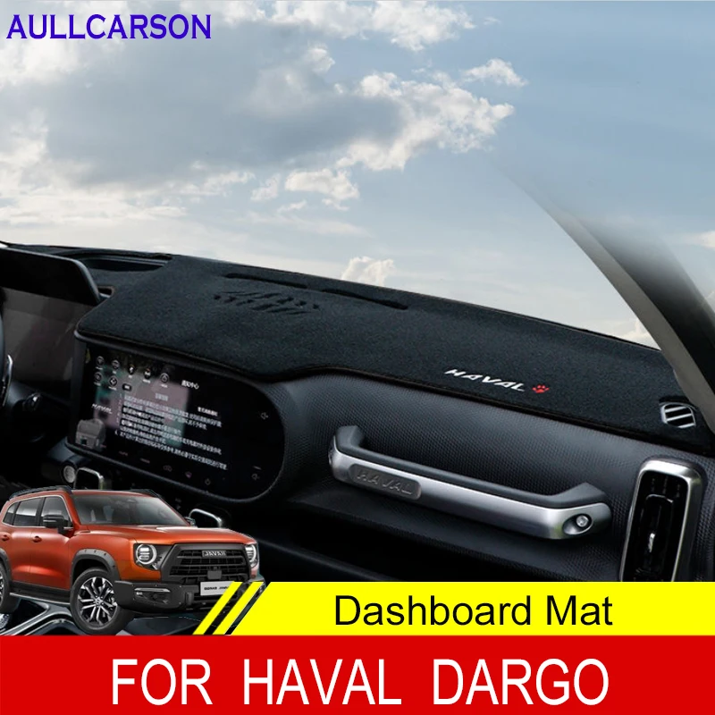 For Haval Dargo 2022 2021 Car Dashboard Covers Mat Shade Cushion Pad Carpets Salon Interior Accessorie