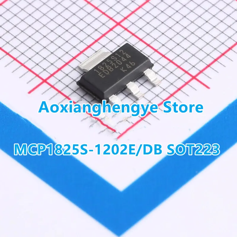 10PCS MCP1825S MCP1825ST 1202 1802 2502  3302 5002 E/DB SOT223 500MA Low Voltage, Low Quiescent Current LDO Regulator