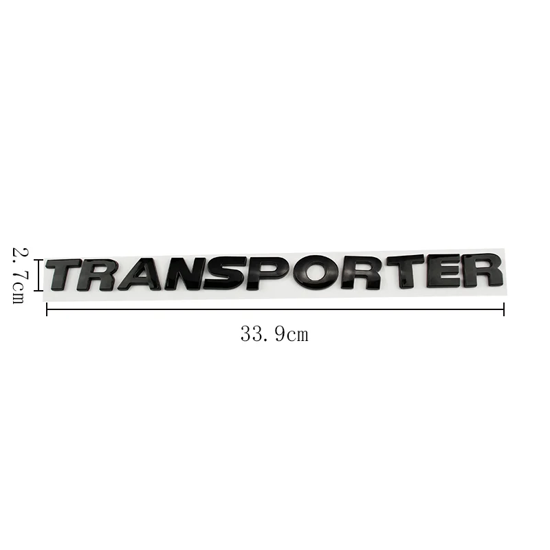 Car ABS Trunk Letters Words Logo Badge Emblem Decals Sticker For Volkswagen VW TRANSPORTER T4 T5 T6 T7 T8 Styling Accessories