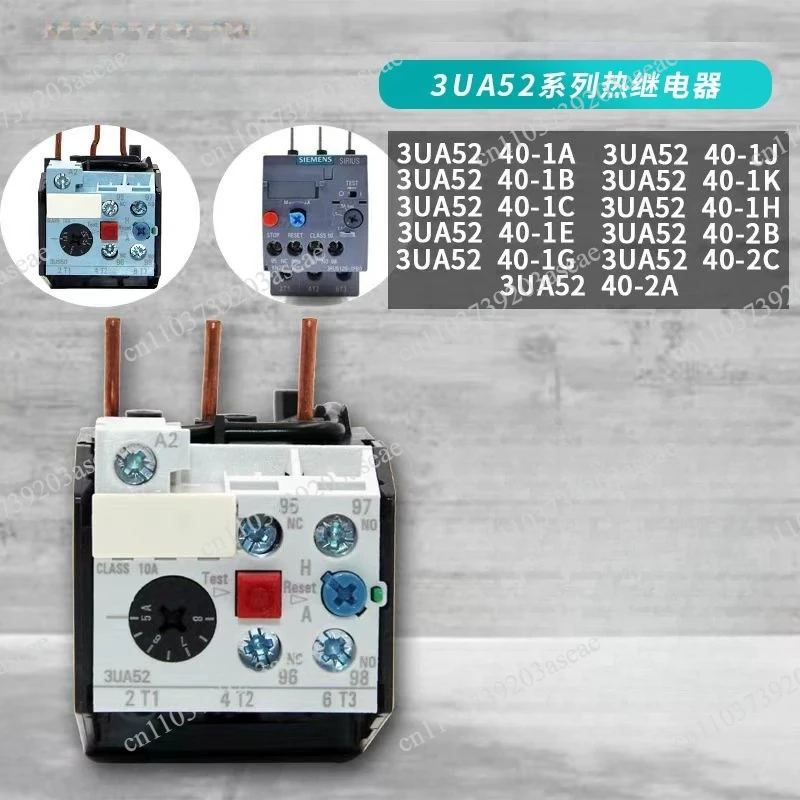 New 3UA52 Thermal Overload Relay 3UA5240-2B 2C 2A 1A 1C 1D 1E 1J 0G 1F