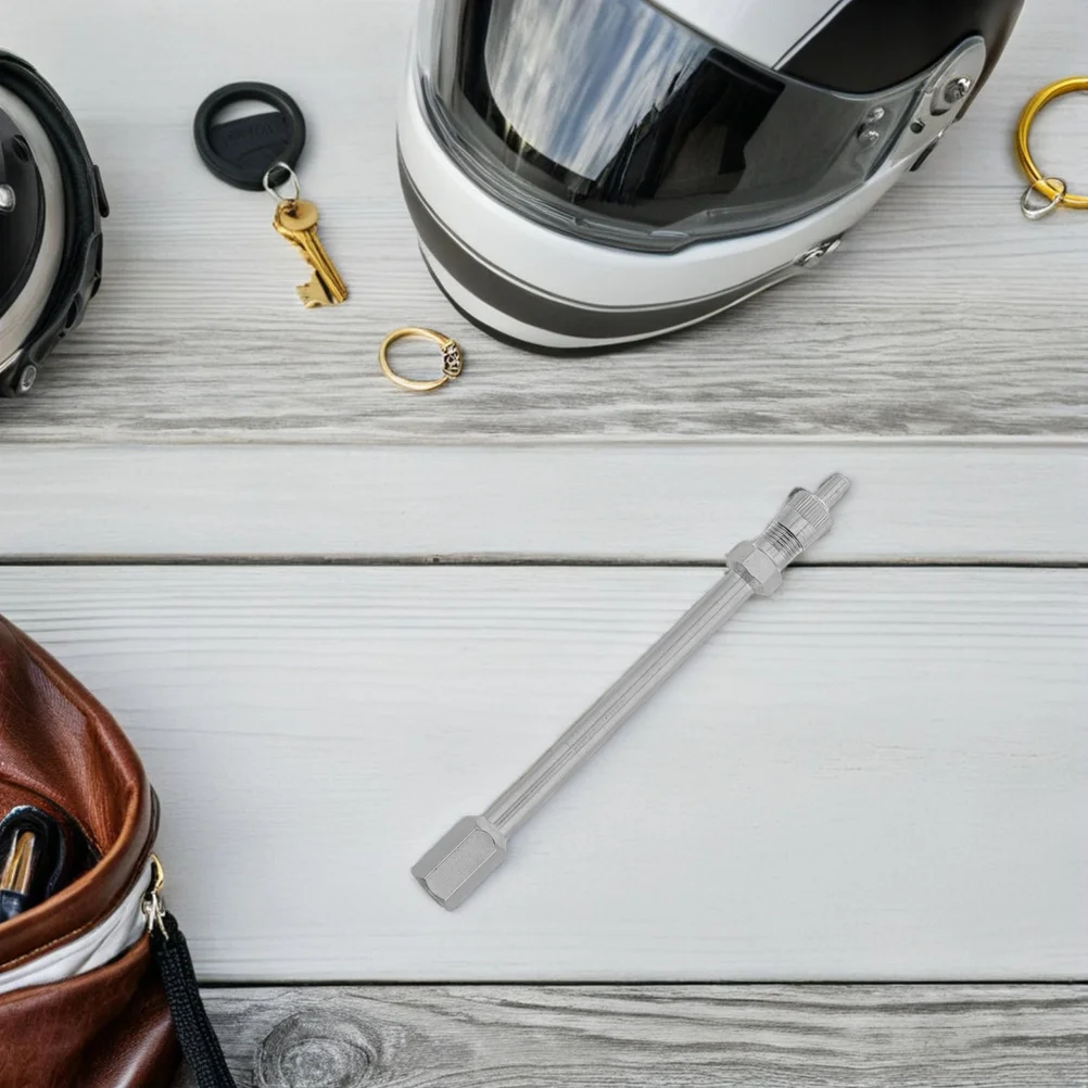 

2Pcs 100mm Metal Tire Valve Extenders Quick Inflation Air Valve Accessories for Cars Trucks Motorcycles Versatile Easy