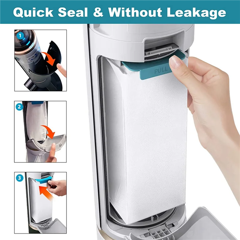 

【Price-Drop】24Pack VCA-ADB95 Vacuum Bags For Bespoke Jet Cordless Stick Vacuum Cleaner Dirt Disposal Dust Bags Parts