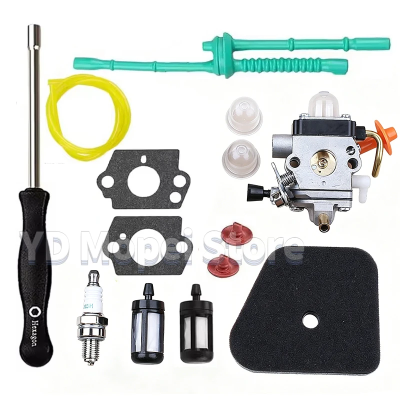 C1Q-S174 Carburetor Repair Kit For Stihl FS87 FS90 FS100 FS110 FS130 HL90 HL100 HT100 HT101 KM110R KM130 Trimmer Weed Eater Part
