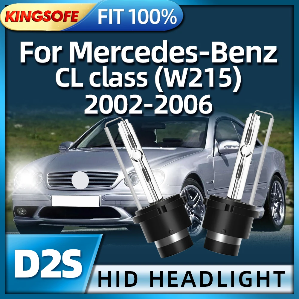 

Roadsun Super Bright 12V 35W HID Bulb Xenon Headlight D2S Lamp 6000K For Mercedes-Benz CL class (W215) 2002 2003 2004 2005 2006