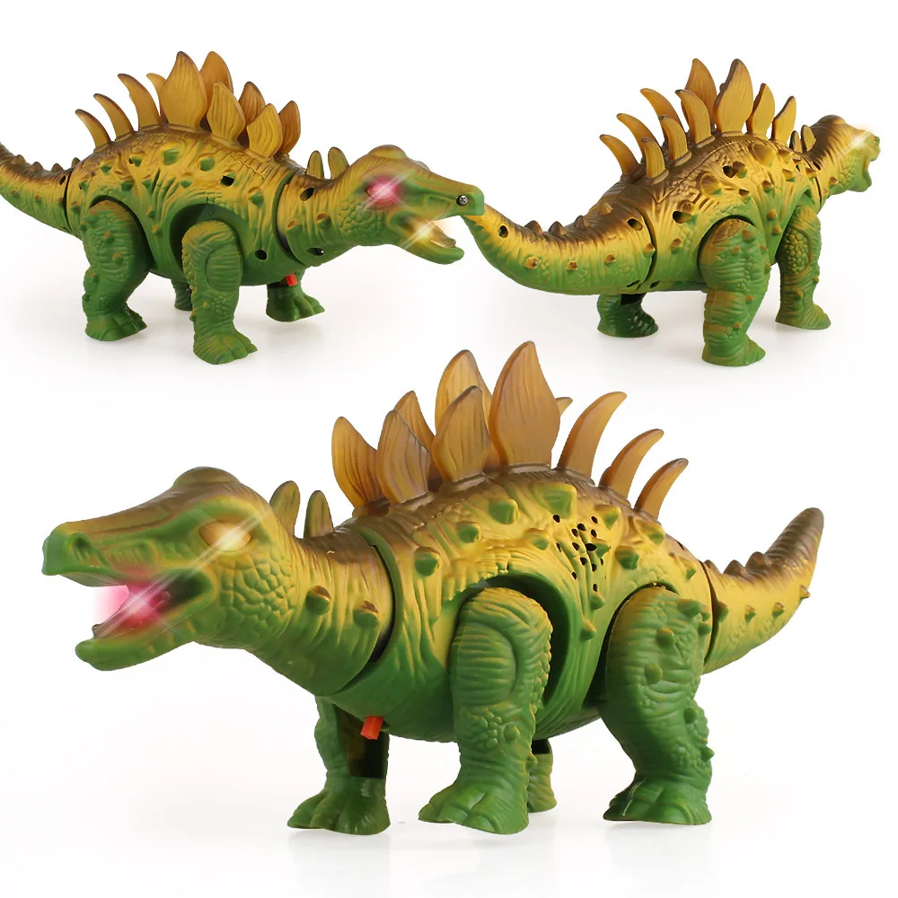 Dinosaur toys Triceratops Model  Walking Dinosaur Electric interactive Collection Animal Model Toys for Kids Birthday Gifts