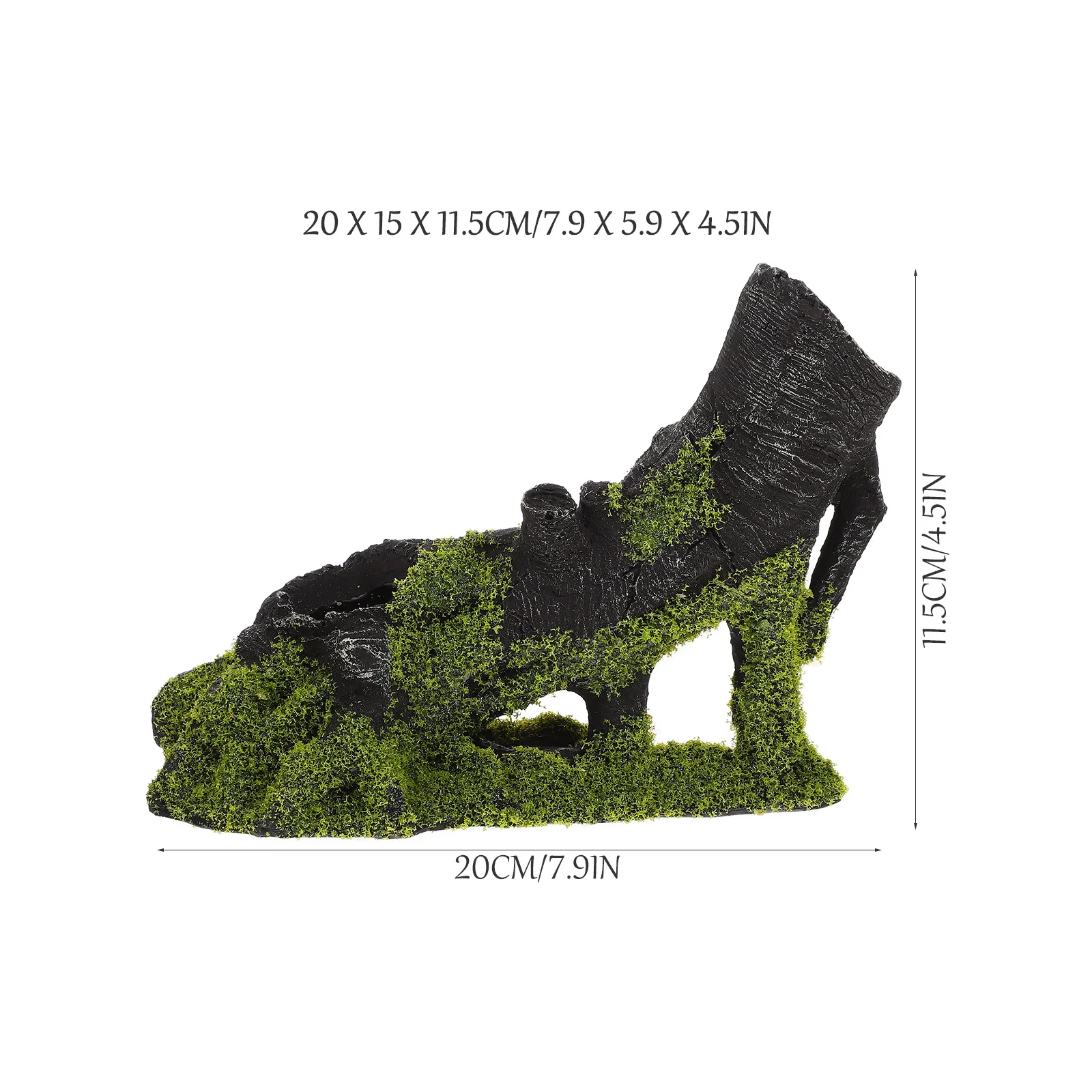 

Lifelike Tree Root Decor For Fish Tank Underwater Resin Statue Aquarium Ornament Fish Hideaway Place Craft Small Tank