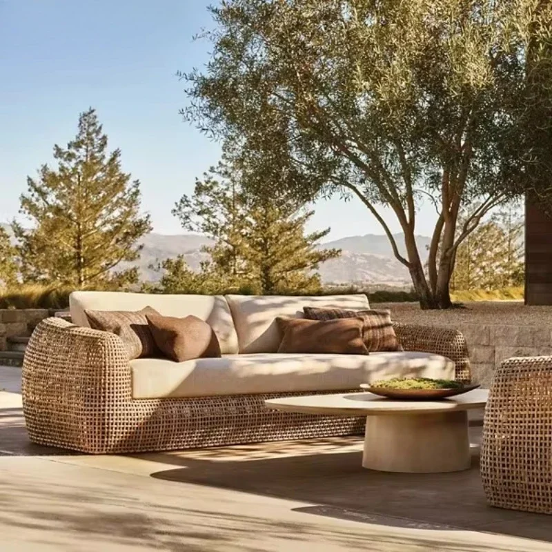 Outdoor Patio Premium  Rectangular Coffee Table Villa Hotel Beach