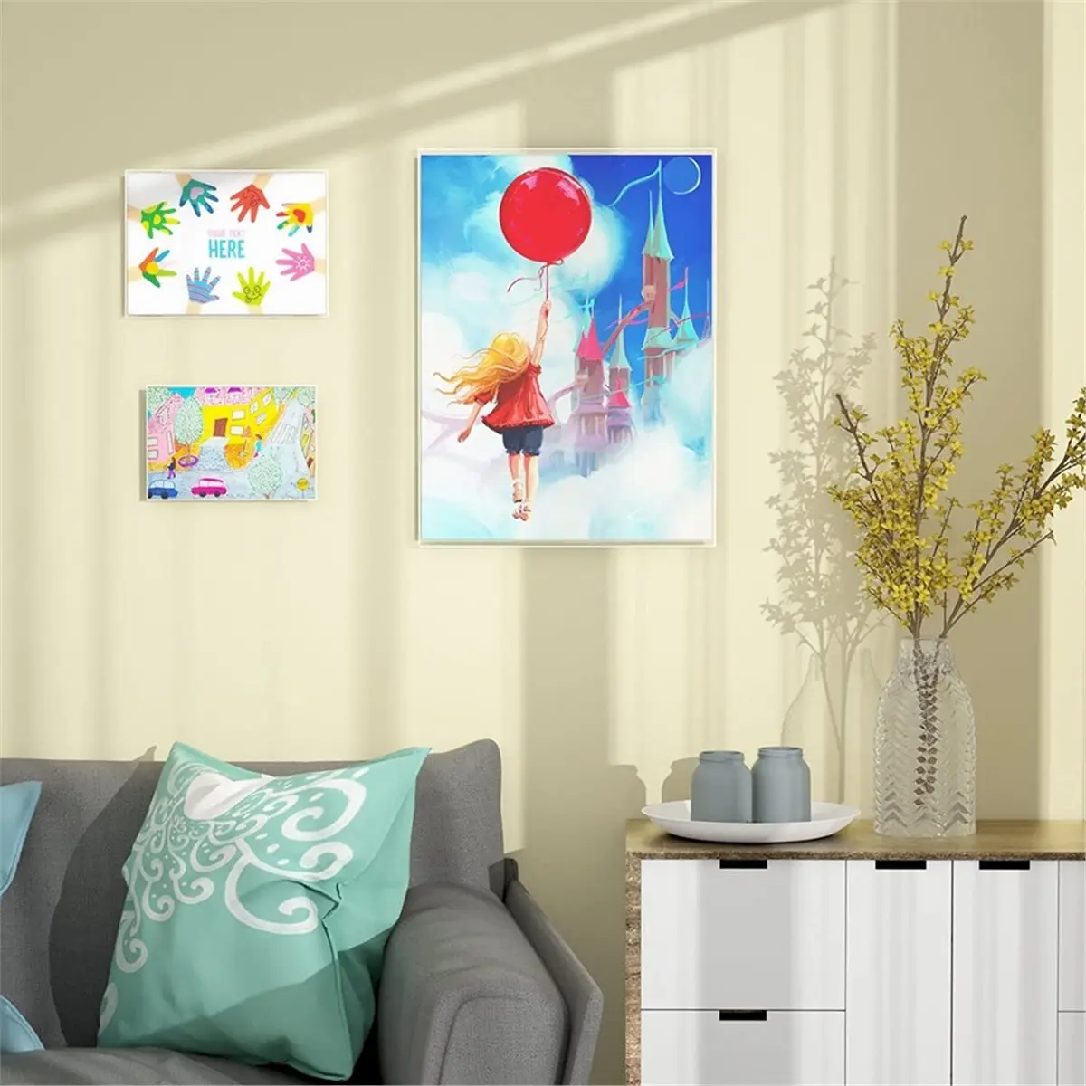 5pcs A4 Wall Mount 8.5x11 Clear Acrylic Sign Holder with Adhesive Tape Portrait Door Plastic Photo Ads Poster Frames