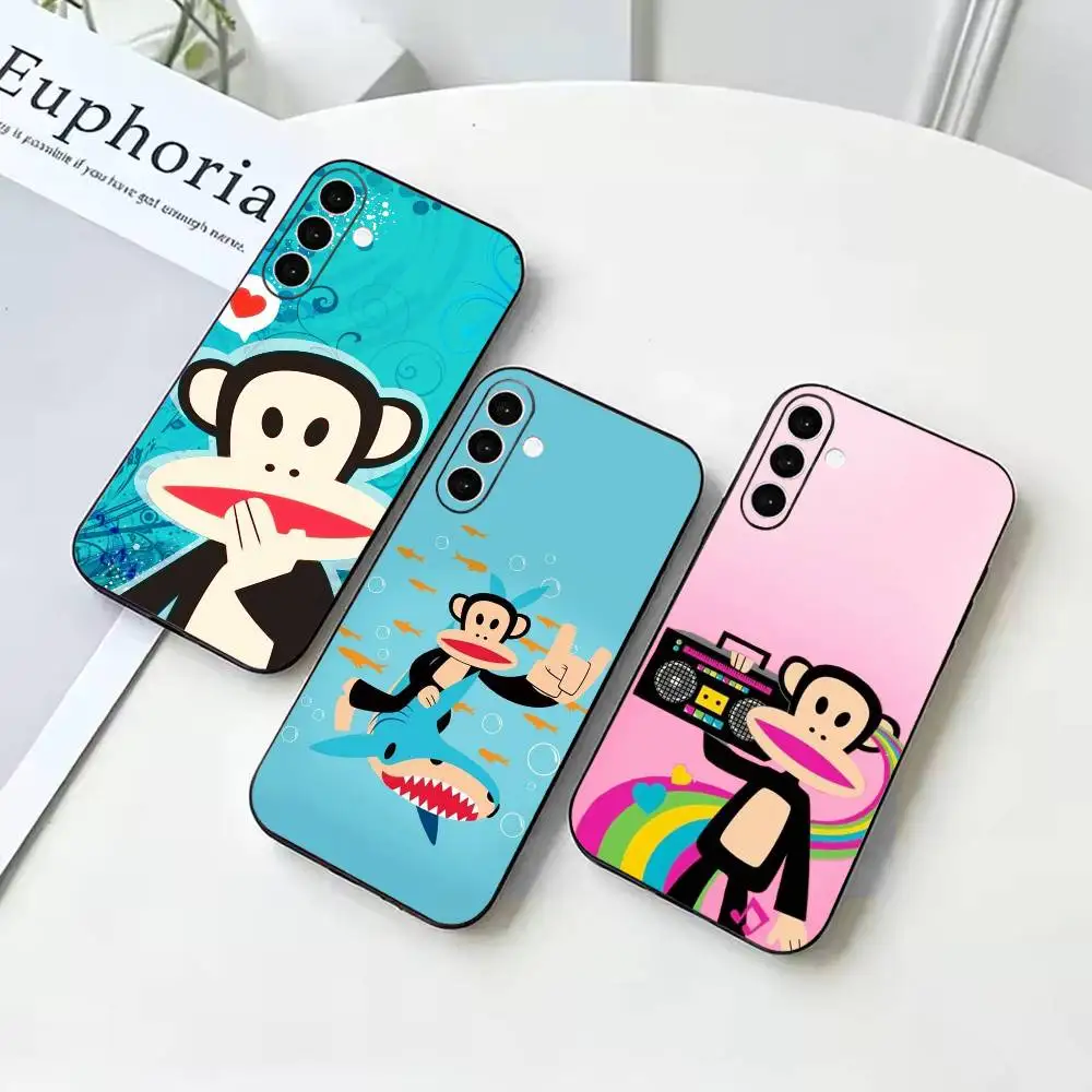 CUTE R-pauls-frank-s Fashion  Black Soft Case for Samsung Galaxy A73 72 71 70 53 52 A1 Others Cover