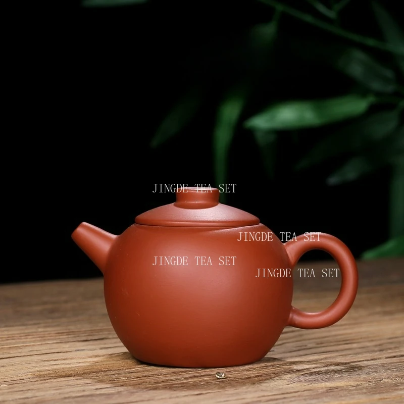 160ml Yixing Small Capacity Semi Handmade Giant Wheel Purple Clay Teapot Chinese Small Kung Fu Tea Set Tea Pot Tea Kettle
