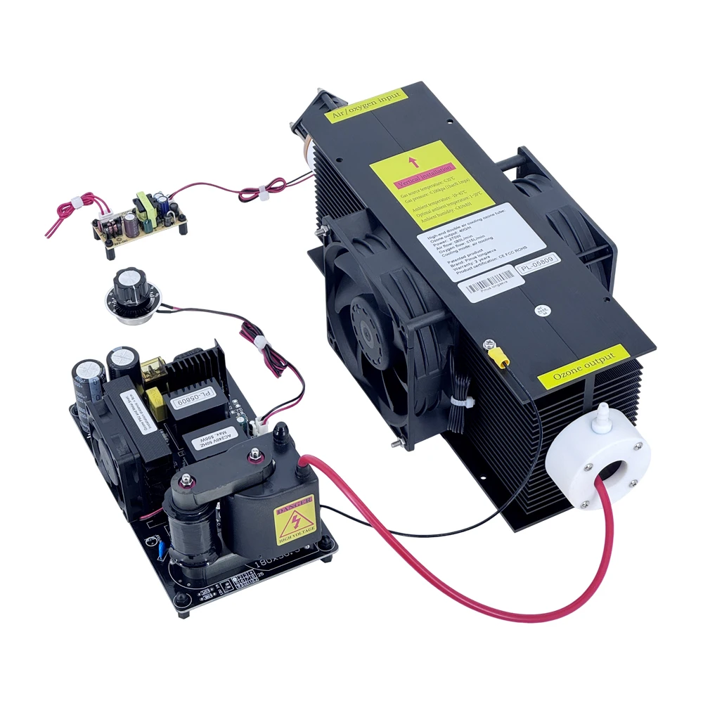 مرت CE FCC ROSH الراقية 40 جرام/ساعة قابل للتعديل مجموعة مولدات الأوزون مزدوج تبريد الهواء الأوزون معقم الهواء معقم المياه