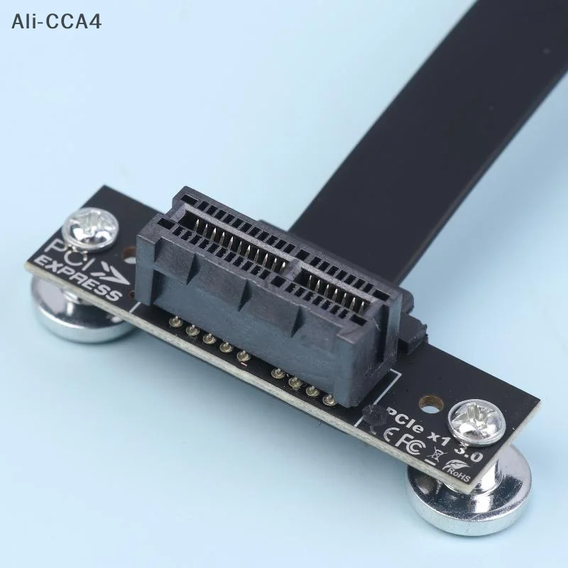 

【CCA4】1pc PCIE 3.0/4.0 X1 Riser Cable 90 Degree Right Angle PCIE Extension Cable Adapter PCIe Express Riser Card Ribbon Extender
