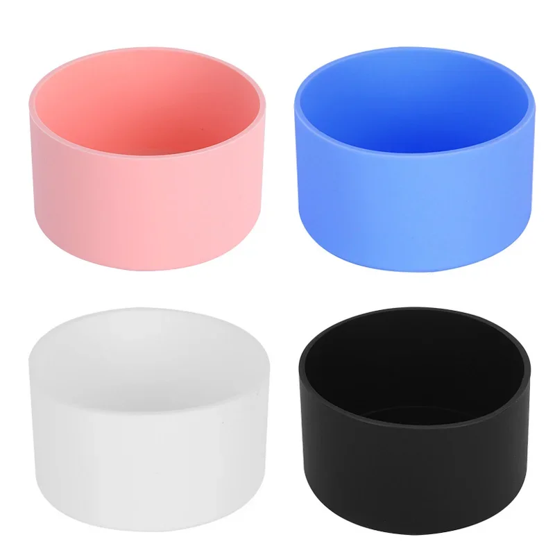 7.5cm Tumbler Cup Bottom Cover Silicone Boot Bottom Anti-slip Sleeve Cover Stainless Steel Glass Cup Mute Cover Cup Accessories