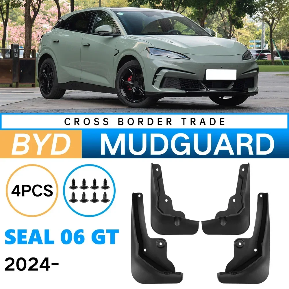 

Крыло для BYD Seal 06 GT 2024, грязевое крыло, автомобильная шина, брызговик, внешние аксессуары премиум-класса