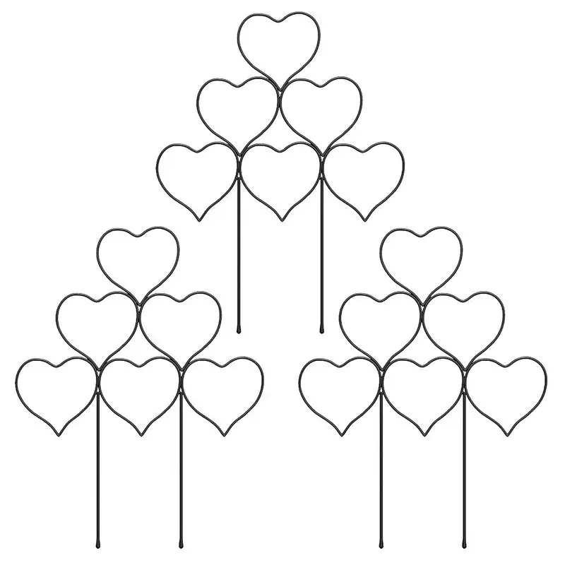 

Plant Trellis Indoor 3Pcs Small Garden Trellis Climbing Plant Support Stackable Plant Trellis For Vine Ivy Rose Plant