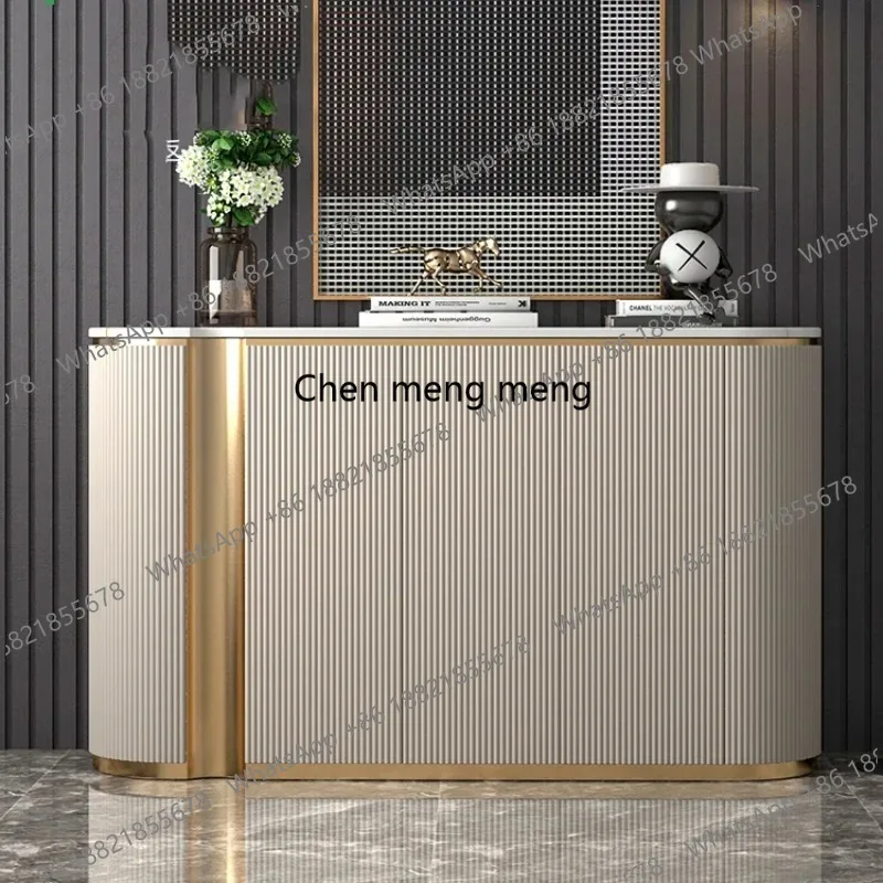 Modern Side Cabinet Marble Sideboard Luxury Dining Room Furniture Natural Marble Top Gold Sideboard
