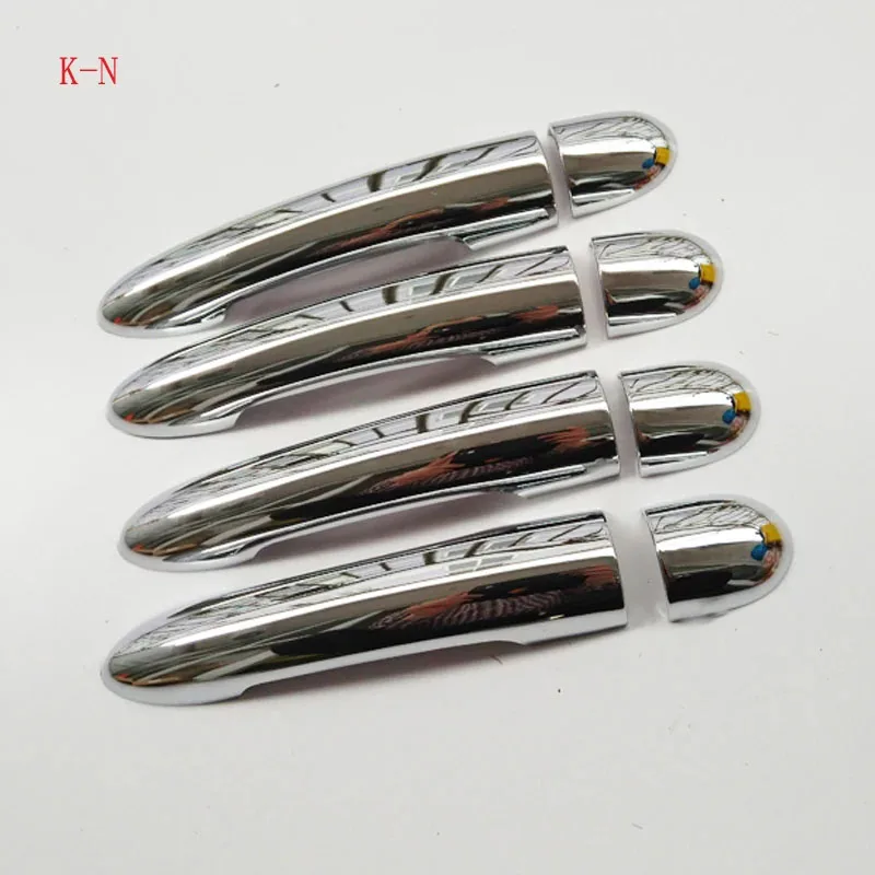 Abs Chrome Door Handle Catch Cover Trim for Nissan Primera P12 2002- 2006 Car Styling Sticker Atuo Accessories & Parts 8 Pcs