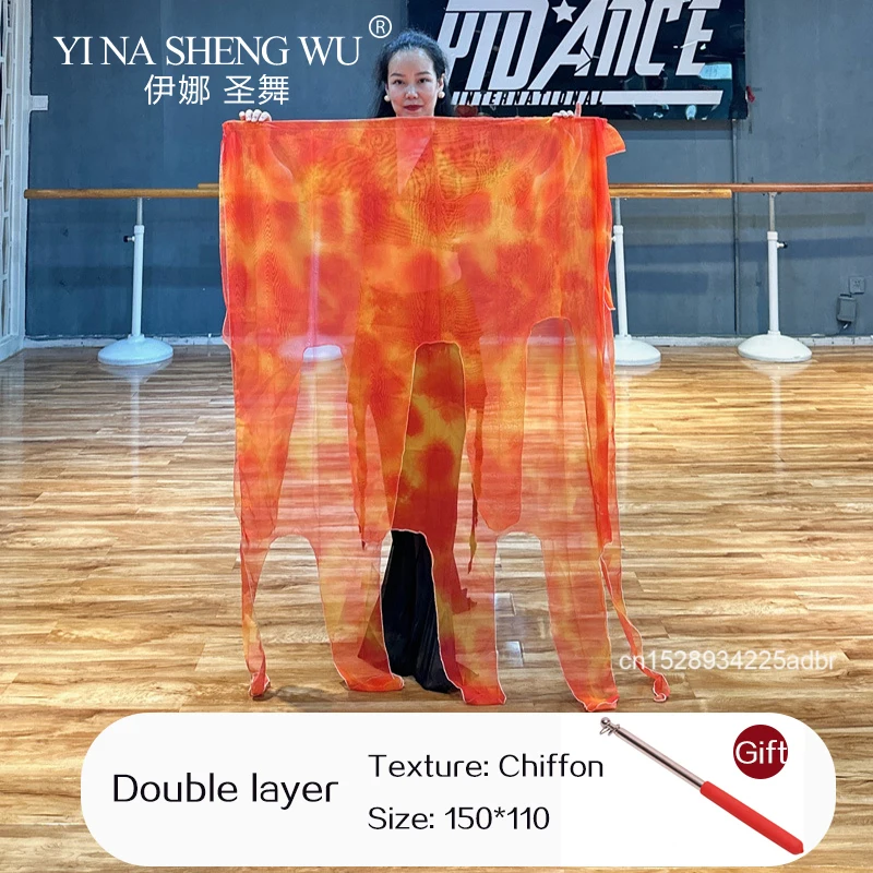 Klassische Bühnenaufführungskleidung, Flammenflagge, bunter Schal, Lobflagge, Sporttreffen, Anbetungsflagge, Hersteller im Großhandel