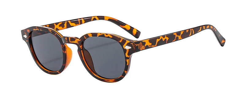 Neue mehrfarbige Retro-Sonnenbrille mit kleinem Rahmen, grenzüberschreitende europäische und amerikanische Sonnenbrille, vielseitig einsetzbar mit Metallscharnier