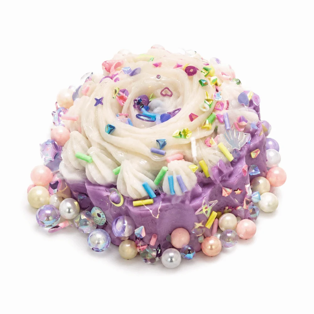 PU Material Squeeze Stress Slow Rebound Simulation Strawberry Slow Rising Cake Cream Blaster Burger Shape Birthday Cake