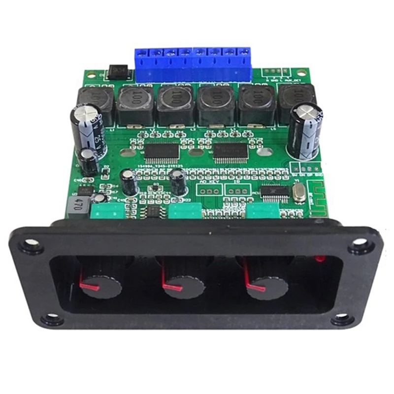 Placa amplificadora Bluetooth 5,0, 2X30W + 60W, placa amplificadora de potencia TPA3118D2, amplificador de Audio automotriz DIY de 2,1 canales