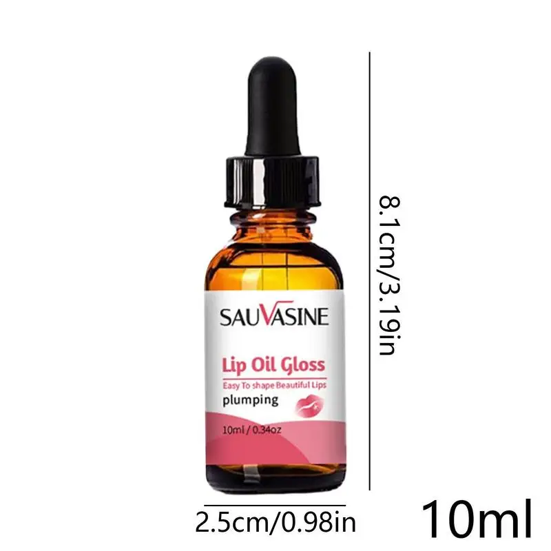 Plumper labial Natural, serum voluminizador instantáneo, potenciador de labios, laca de labios, aceite para calmar los labios secos, 10ml