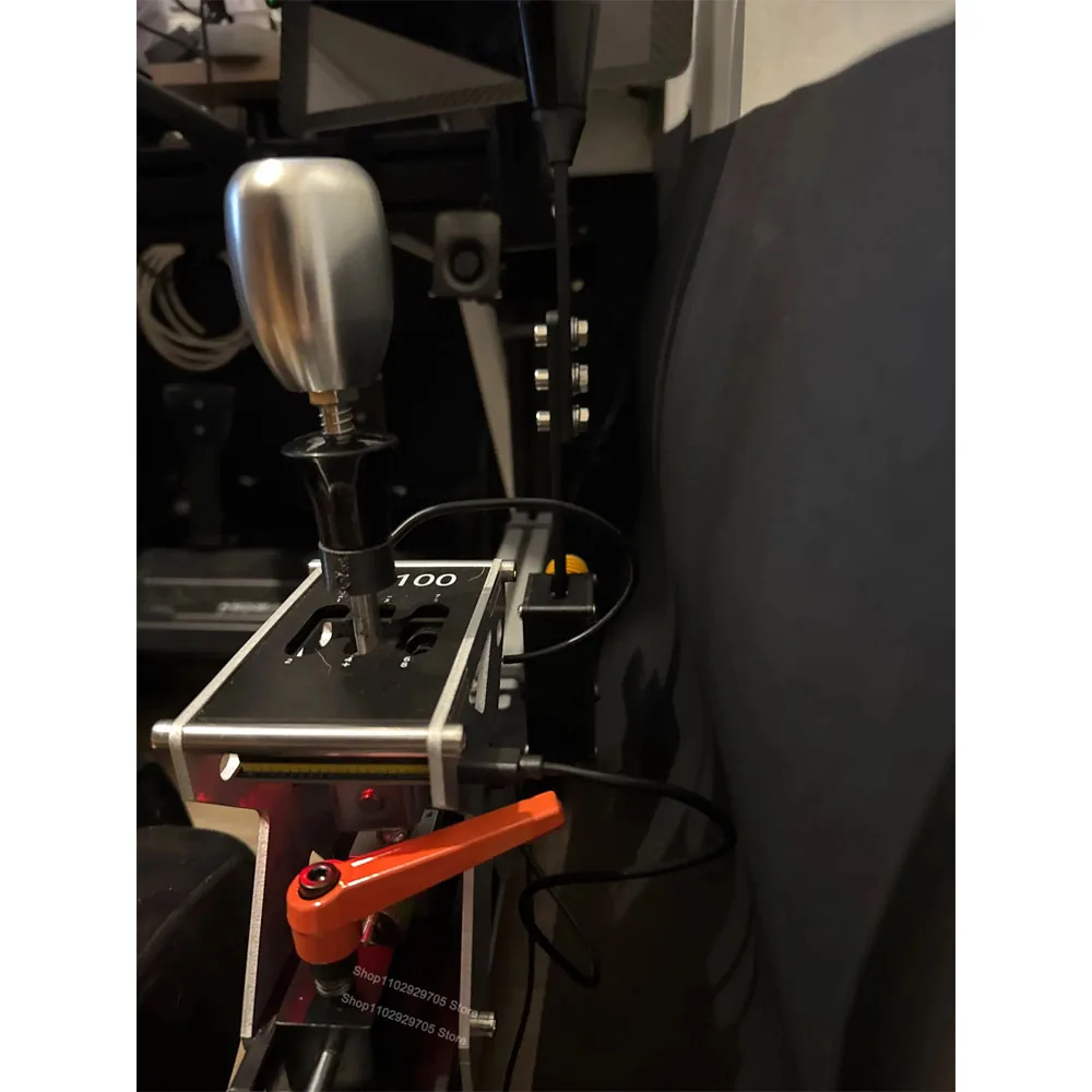 For FANATEC Thrustmaster Logitech MOZA Simagic PC USB Simracing Dual-mode Shift Fork Gear H Gear Sequential Shifter Two In One