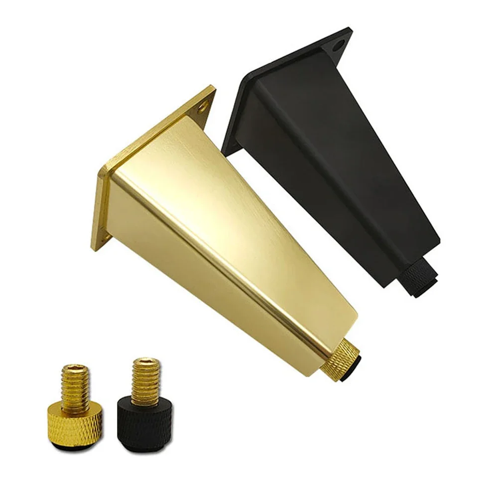 

4pcs Metal Legs for Furniture Aluminum Alloy Solid Adjustable Support Feet Sofa Dressing Table Bedside TV Bathroom Cabinet Foot