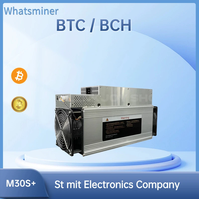 

Wholesale New Brand Whatsminer M30S+ 34W 98T Bitmain Bitcoin Asic Miner in Stock