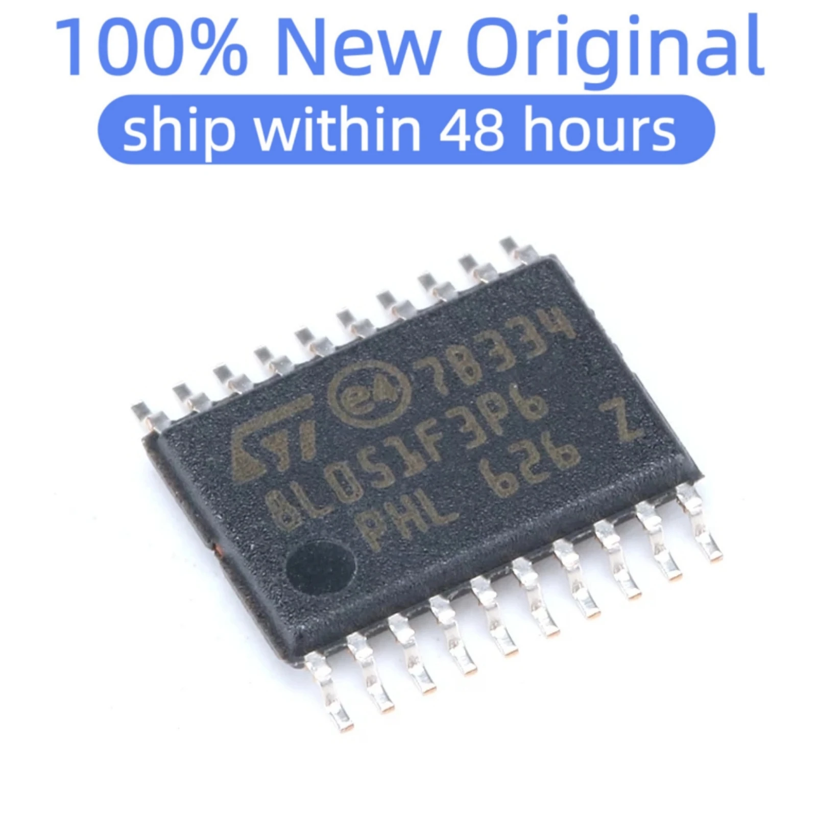 (5PCS)STM8L051F3P6 STM8L051F3P6TR TSSOP-20 100% New original